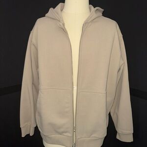 lululemon athletica Beige Full-Zip Hoodie